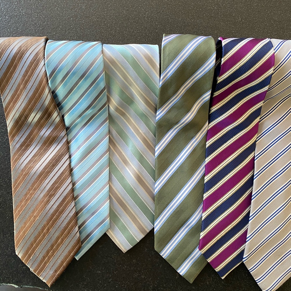 The Stripes Collection - 6 Men’s Ties